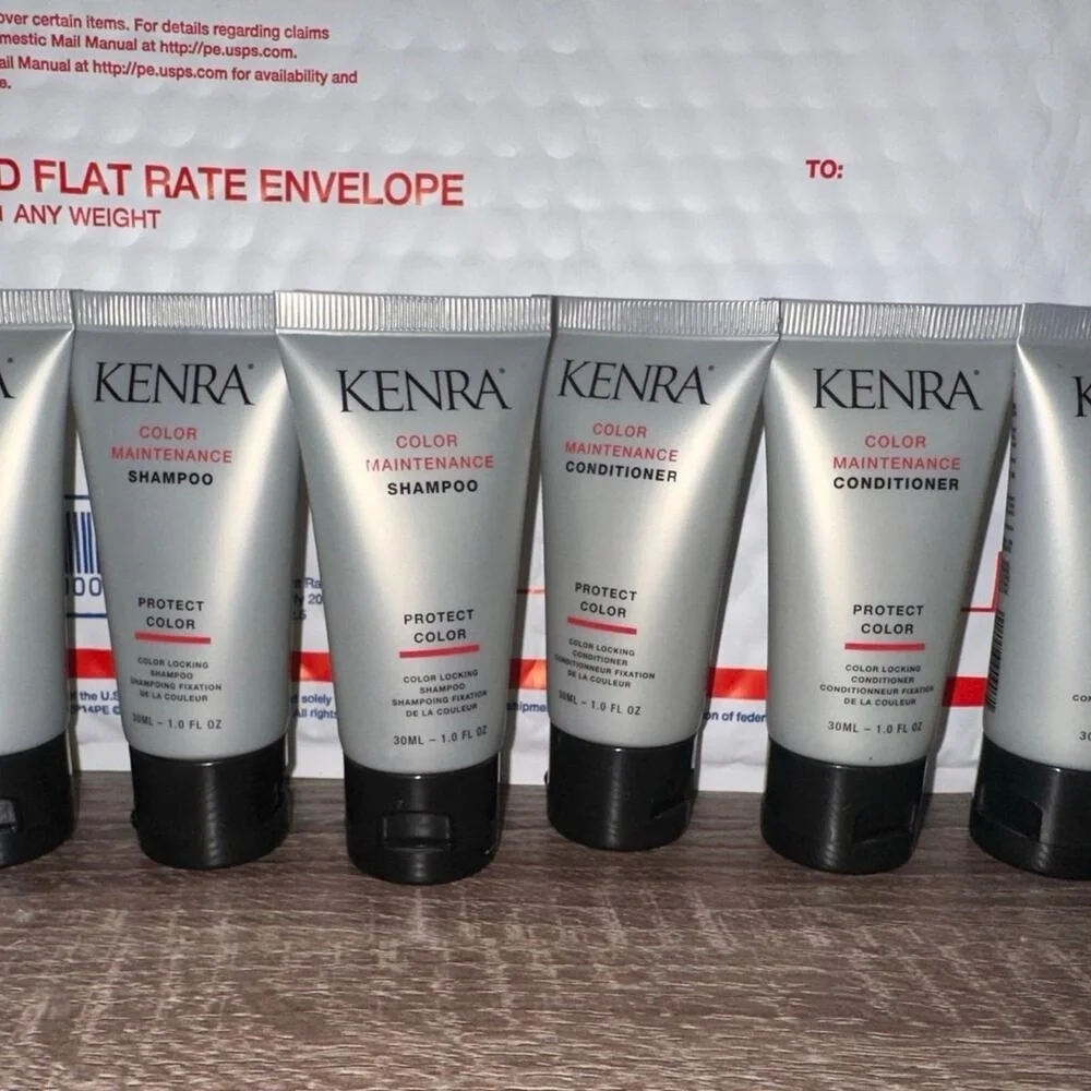 Kenra color  shampoo and conditioner‎  hair care travel